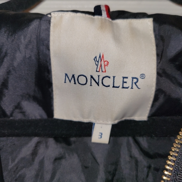 MONCLER Womens Long Winter Coat/jacket- Size 3 - Picture 3 of 15